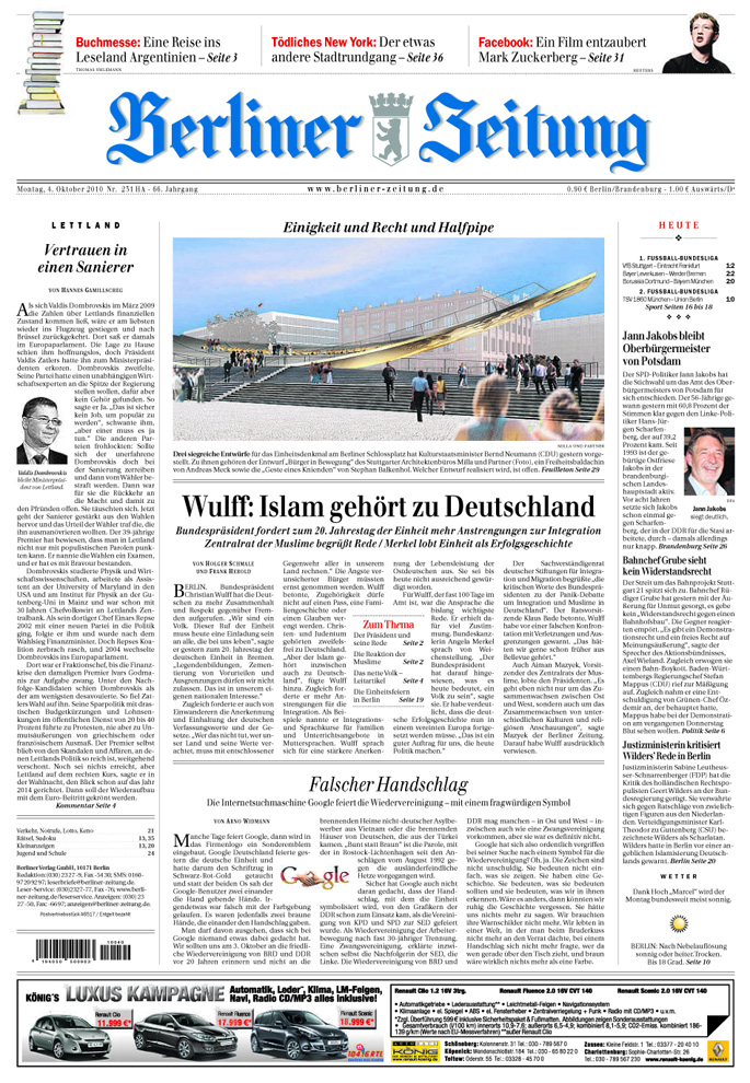 Berliner Zeitung Abo