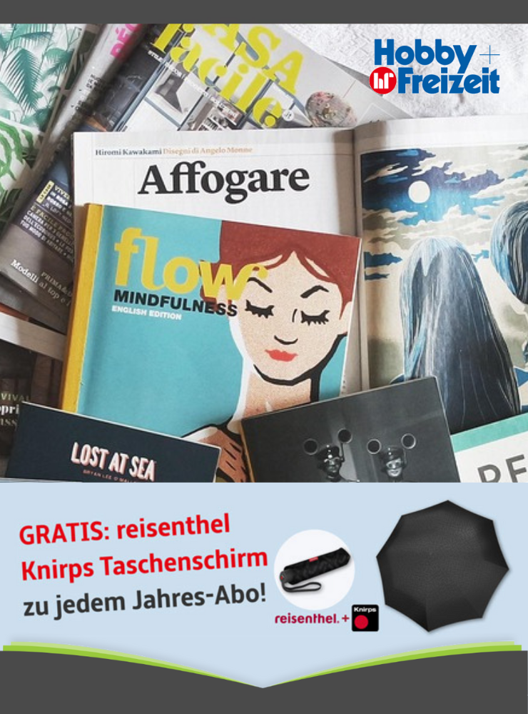 Gratis Knirps Regenschirm zum Jahresabo