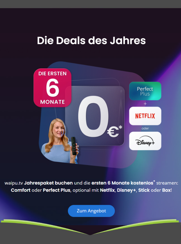 6 Monate waipu.tv gratis