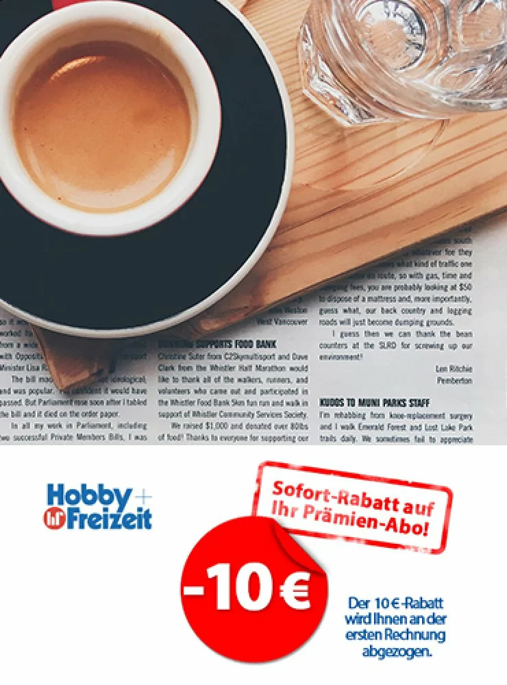 15,00 € sparen bei den Kosten eines Abos bei H+F 