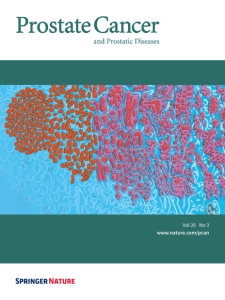 Journal Prostate Cancer and Prostatic Diseases Abo