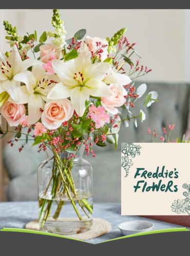 Gratis Vase beim Freddie's Flowers Blumen Abo 