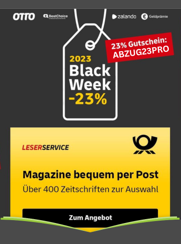 Black Week beim Leserservice der deutschen Post