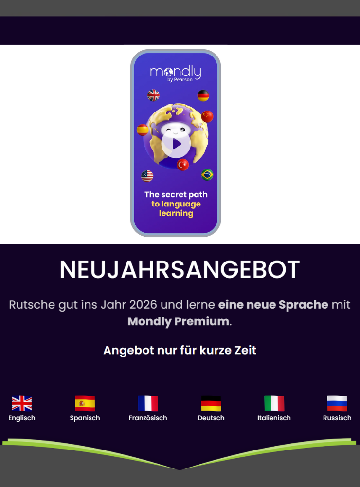 Mondly Premium mit bis zu 75 % Rabatt
