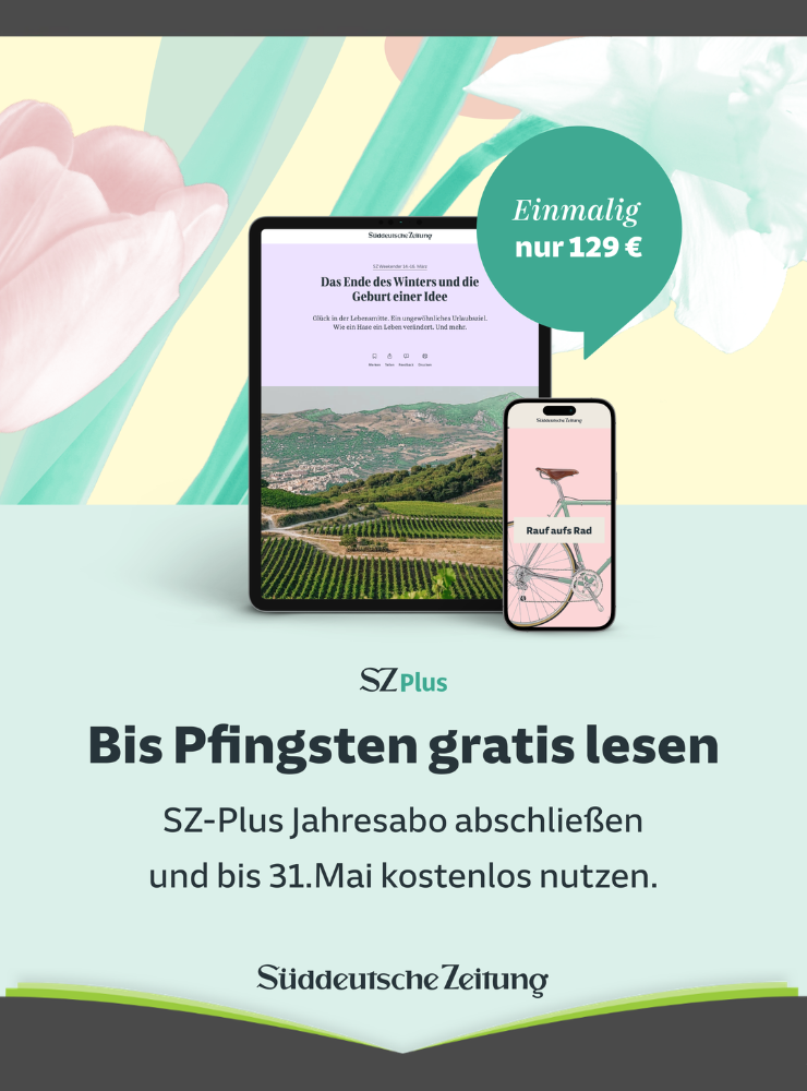 SZ Plus gratis lesen bei Jahresabo-Abschluss