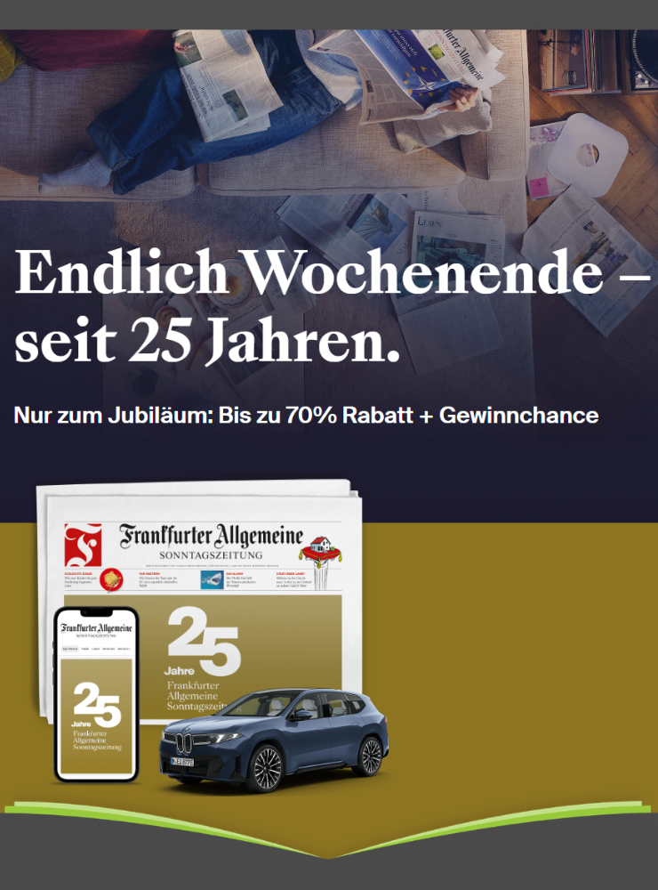 3 Monate FAS Sonntagszeitung für 25€
