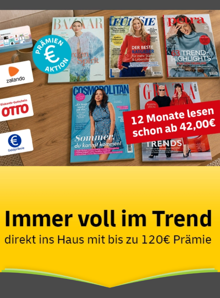 Lifestylemagazine mit Prämienerhöhungen