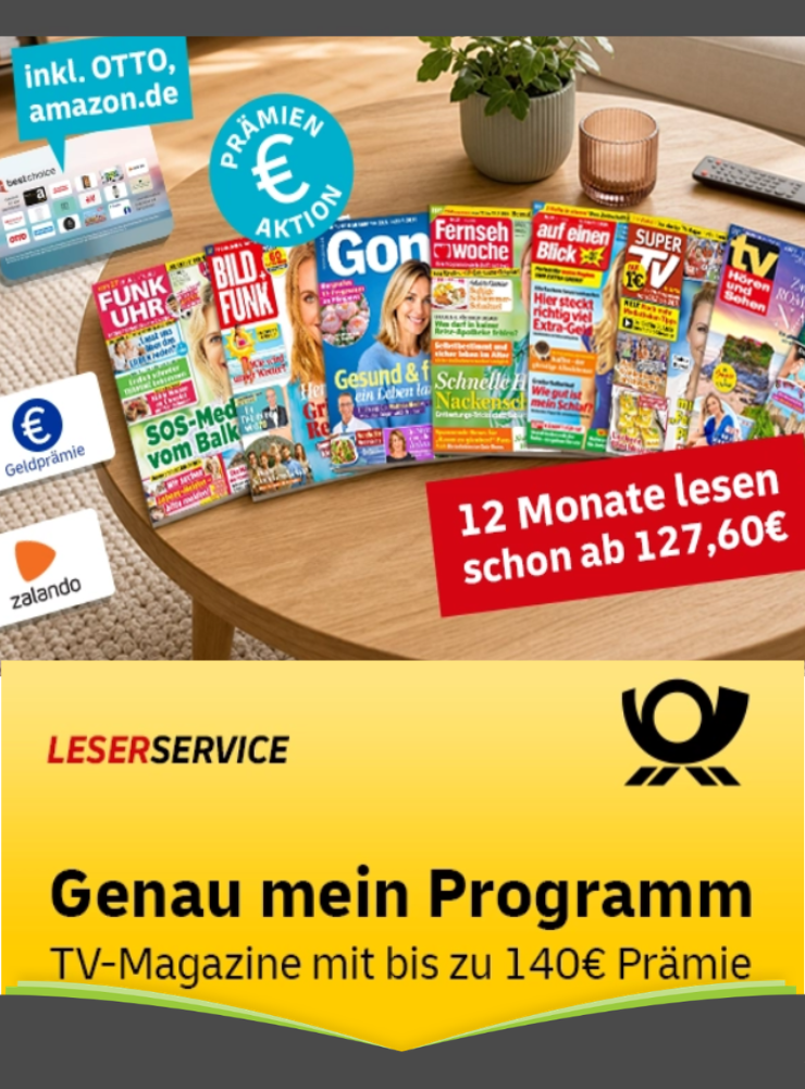 TV Magazine mit Prämienerhöhungen