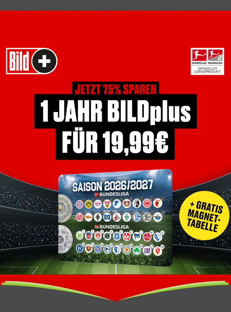 Gratis BL-Magnettabelle zum BILDplus Abo