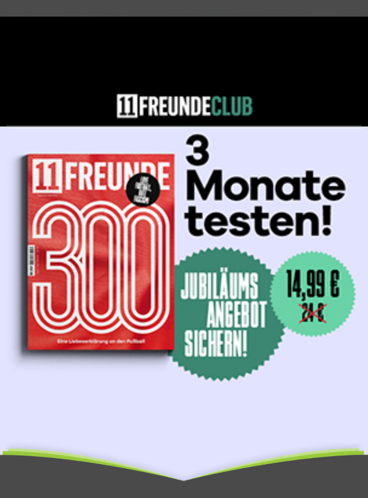 3 Monate 11FREUNDE Club Abo für 14,99€