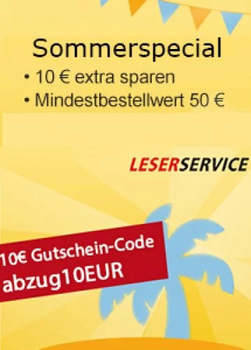 10,00 € sparen beim LESERSERVICE Sommerspecial